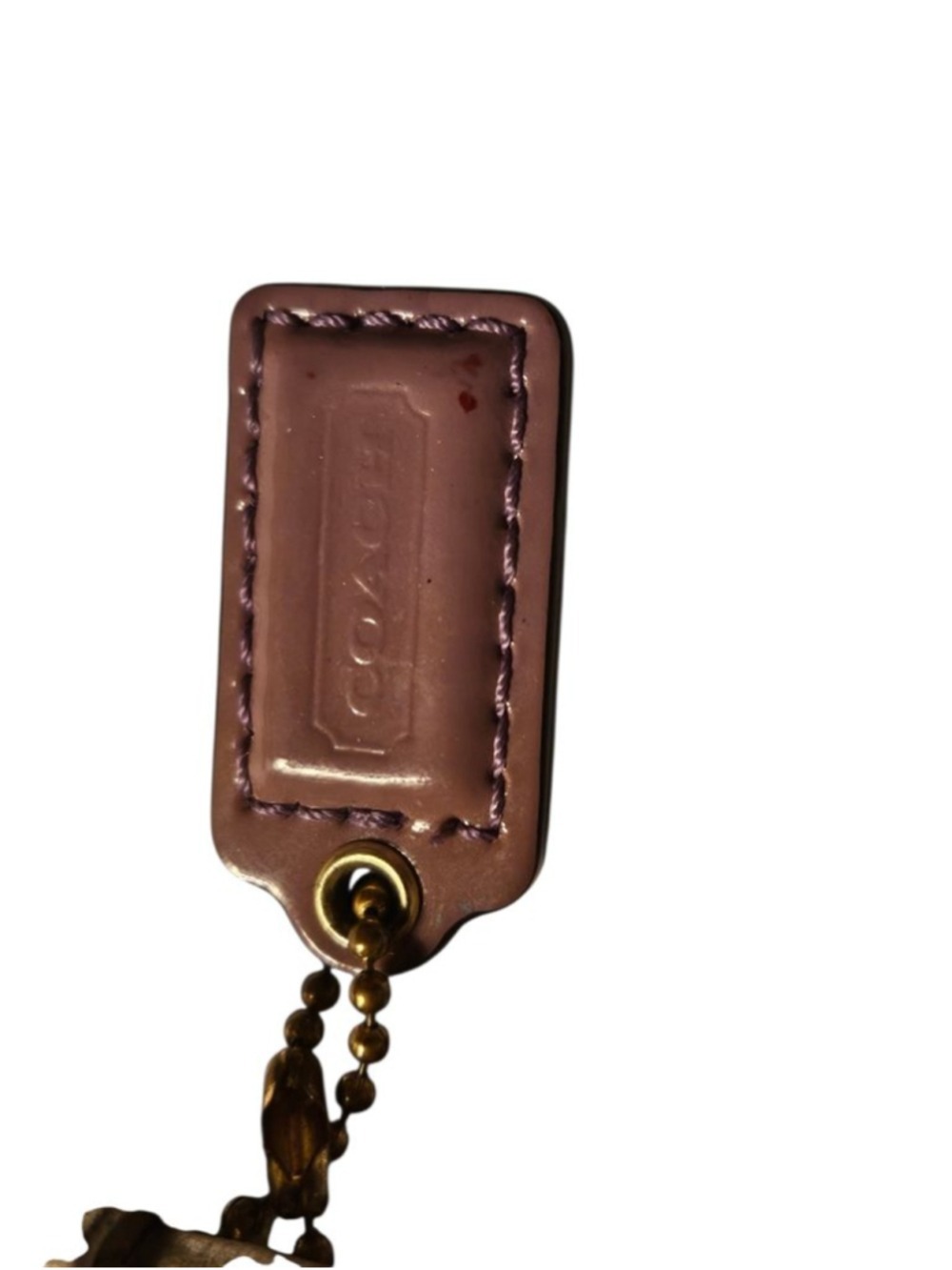 Coach Gold Poppy Logo Wristlet One Size Gold Blue - Picture 5 of 13
